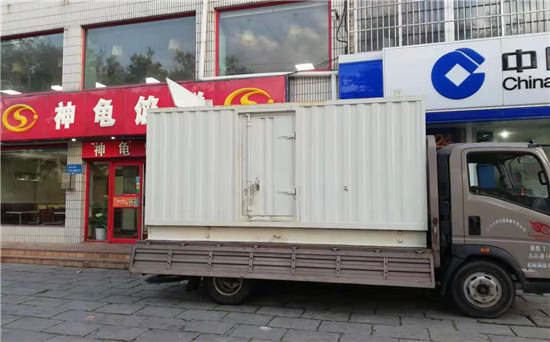 双辽出租发电机施工案例